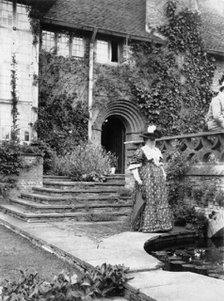 Gertrude Jekyll, English garden designer, at Deanery Garden, Sonning, Berkshire, c1901. Artist: Maxwell-Lyte.