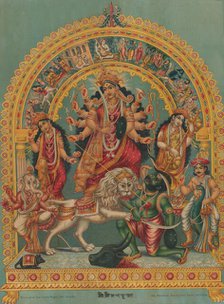 Shri Shri Durga, ca. 1885-95. Creator: Unknown.