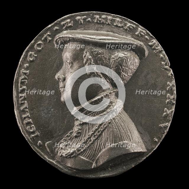 Magdalena Rummel, Wife of Lorenz Staiber 1509 [reverse], 1535. Creator: Matthes Gebel.