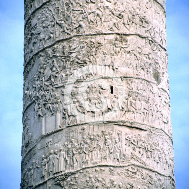 Trajan's column, Rome, 106-113. Artist: Unknown