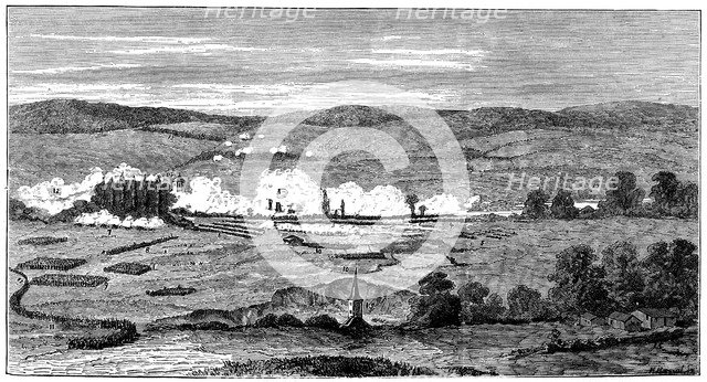 Battle of Sedan, France, Franco-Prussian War, 1 September 1870. Artist: Anon