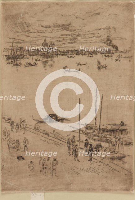 Upright Venice, 1879-1880. Creator: James Abbott McNeill Whistler.