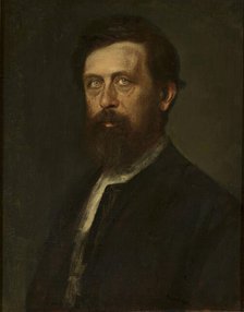 Portrait of Arnold Böcklin, 1875. Creator: Lenbach, Franz, von (1836-1904).