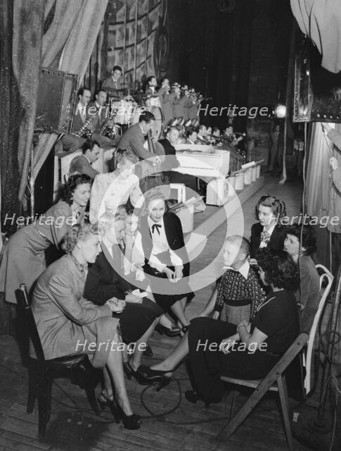 Portrait of June Christy, Laurindo Almeida, Bob Gioga, Eddie Safranski...Richmond, Va.(?),1947 or 48 Creator: William Paul Gottlieb.