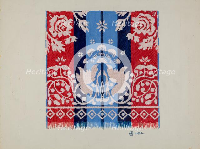 Coverlet, c. 1936. Creator: Cornelius Christoffels.