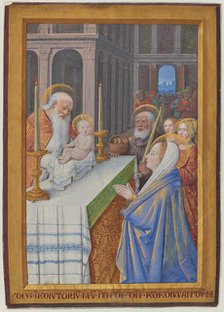 The Presentation in the Temple, 1498-1499. Creator: Jean Bourdichon.