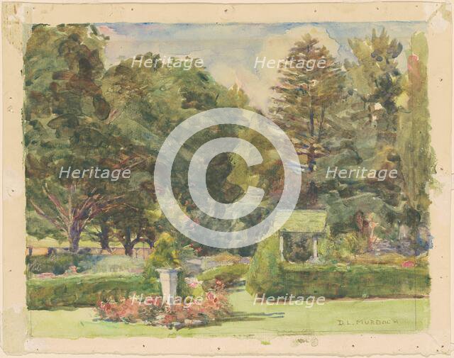 Parmelee Garden, c. 1920. Creator: Dora Louise Murdoch.