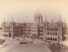 Victoria Terminus Building, Mumbai, 1860s-70s. Creator: Unknown.