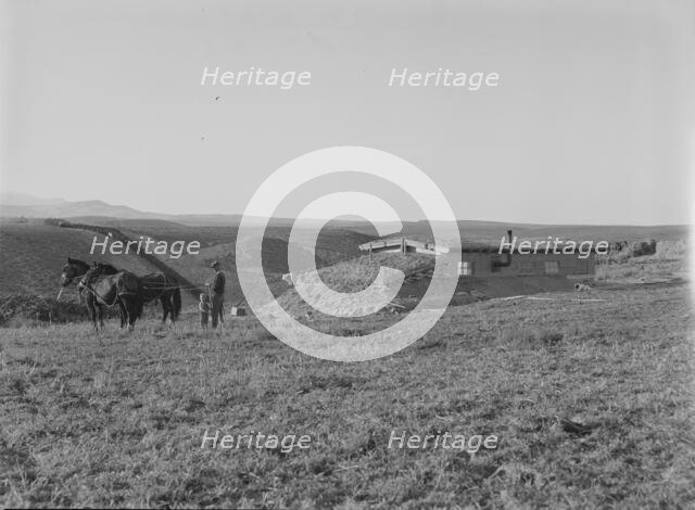 The Daugherty home, Warm Springs district, Malheur County, Oregon, 1939. Creator: Dorothea Lange.