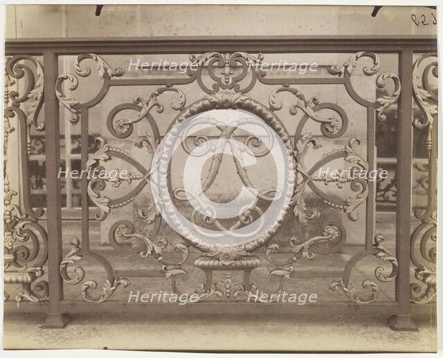 Versailles, Grille du Chateau, 1905. Creator: Eugene Atget.