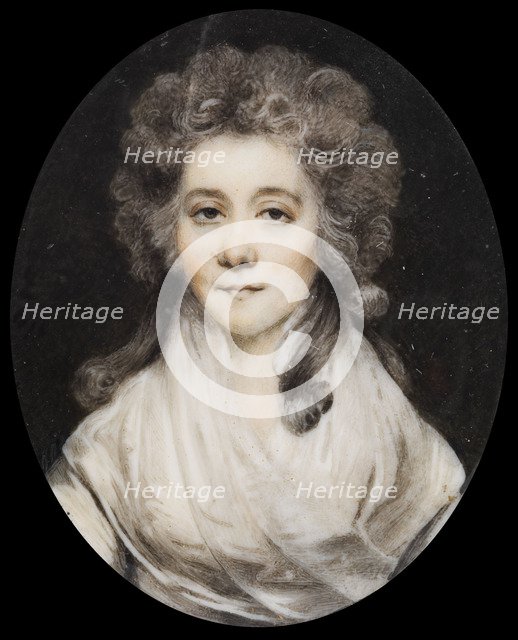 Portrait of Countess Anna Evgenyevna Obolenskaya (1778-1810), Late 18th cent.. Artist: Anonymous  