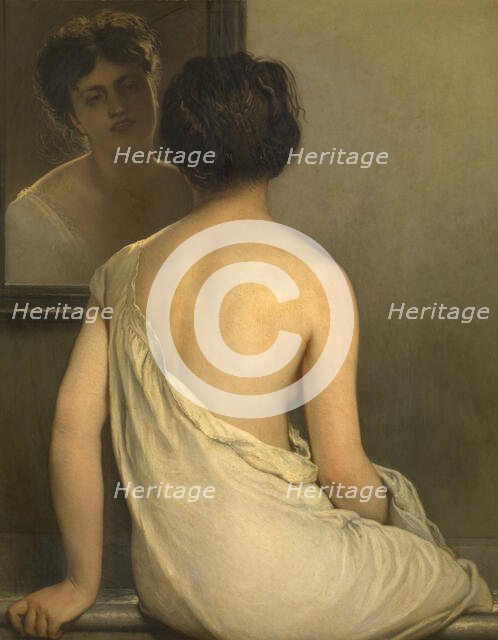 Woman Bathing, 1872. Creator: Ernst Slingeneyer.