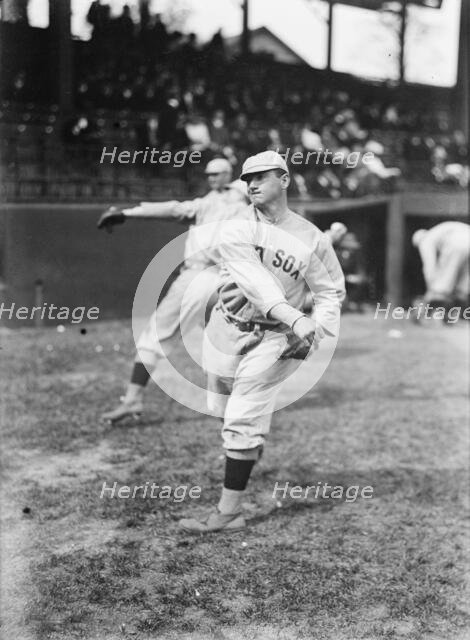 Baseball, Professional - Boston Players, 1913. Creator: Harris & Ewing.