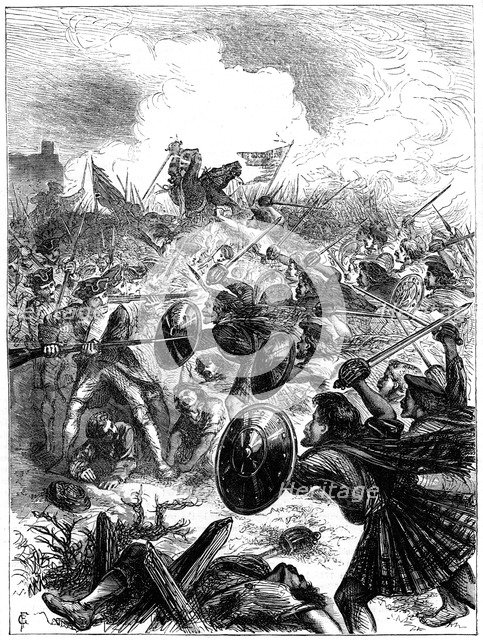 Glengarry's charge, 18th century (19th century). Artist: Unknown