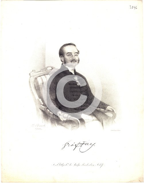 Portrait of István Fáy (1809-1862), 1844.