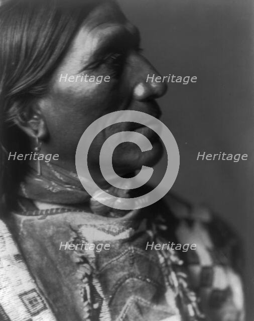 Little Hawk-Brulé, c1907. Creator: Edward Sheriff Curtis.