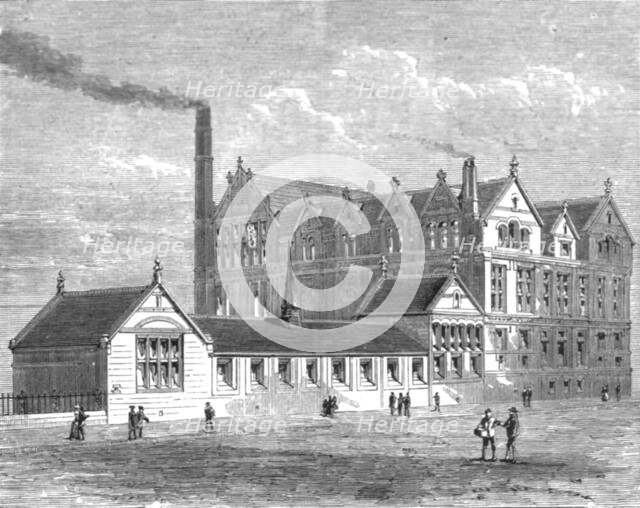 ''The Walker Engineering Laboratories at Liverpool; The View of the Laboratories from Brownlow Hill( Creator: Unknown.