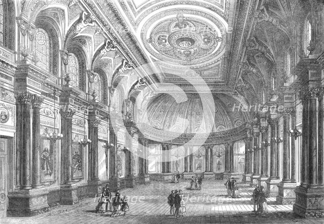 The new hall of the Drapers' Company, Throgmorton-street, 1871. Creator: F. Watkins.