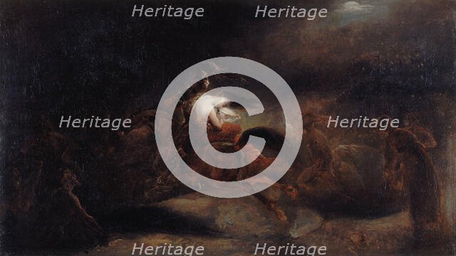 Lenore, the dead travel fast, c1830. Creator: Ary Scheffer.