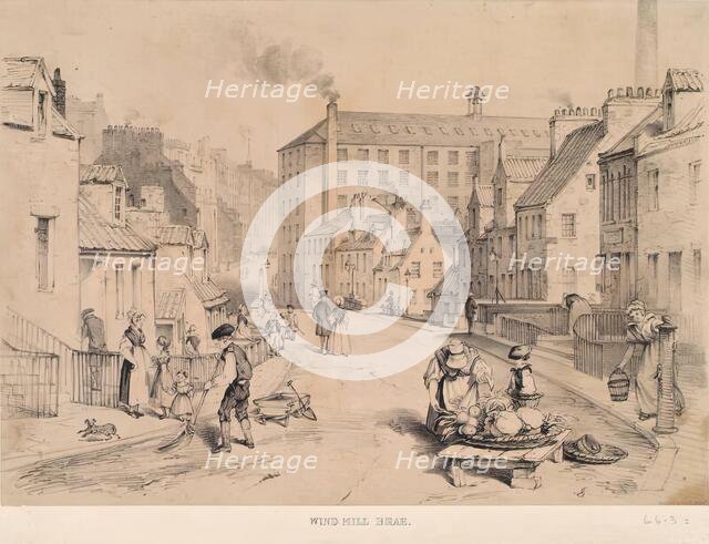 Windmill Brae, Aberdeen, c1840s. Creator: William Nichol.