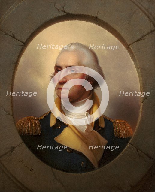 Portrait of George Washington (1732-1799), ca 1856.