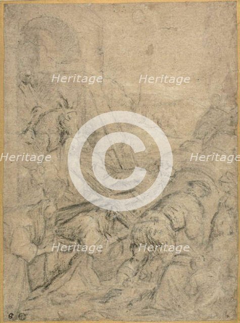 Road to Cavalry, c.1585. Creator: Leandro Bassano.