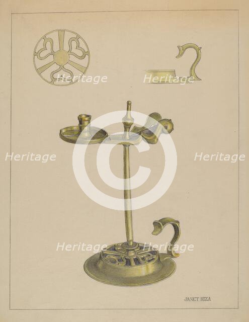 Taper Jack, c. 1936. Creator: Janet Riza.