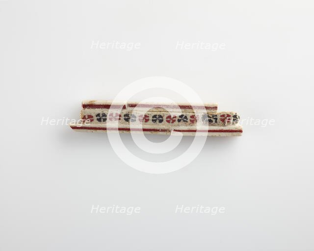 Fragment of a border inlay, Ptolemaic Dynasty to Roman Period, 305 BCE-19 CE. Creator: Unknown.