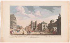 View of the Banqueting House and Horse Guards Building in London, 1753. Creator: Unknown.