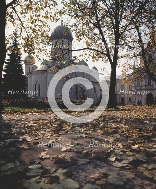 The Trinity Cathedral with the Tomb of Saint Sergius of Radonezh, 1422. Artist: Old Russian Architecture  