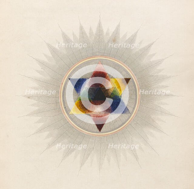 Diagram of the universal harmony of colours, 1817.  Creator: George Field.