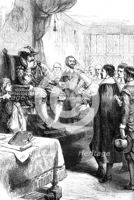 Puritans before James I, 17th century (c1880). Artist: Unknown