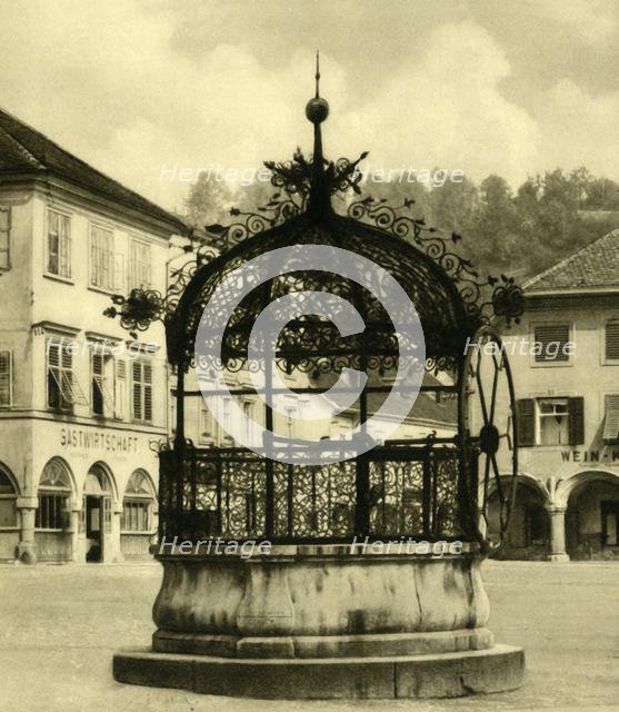 Iron Well, Bruck an der Mur, Styria, Austria, c1935.  Creator: Unknown.