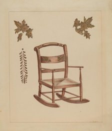 Rocking Chair, 1935/1942. Creator: Charlotte Winter.