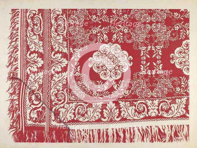 Coverlet, 1937. Creator: Ralph Atkinson.