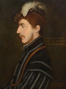 Portrait of Sir Nicholas Poyntz (1510-1556) at the age of 25, 1535. Creator: Holbein, Hans, the Younger (After)  .