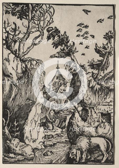 St. Jerome in the Wilderness. Creator: Hans Baldung (German, 1484/85-1545).