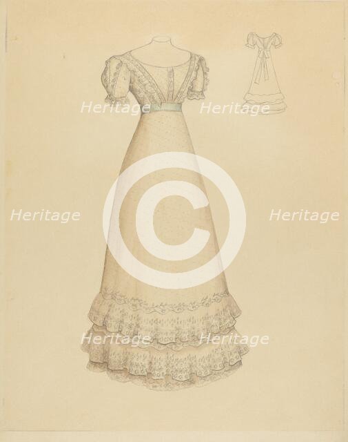 Dress, 1940. Creator: Dorothy Gernon.