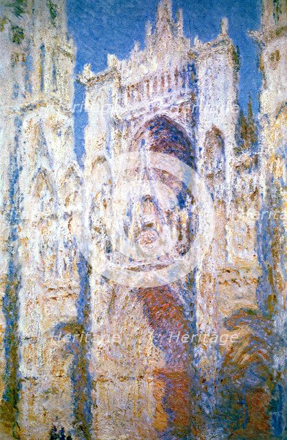 'Rouen Cathedral, Harmony in Blue and Gold', 1894. Artist: Claude Monet