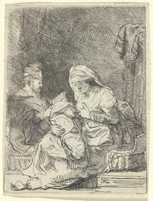The Holy Family, c. 1632. Creator: Rembrandt Harmensz van Rijn.