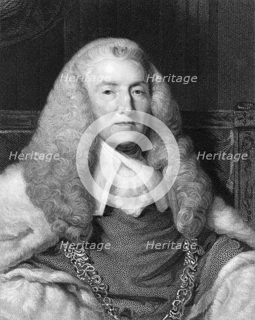 William Murray, 1st Earl of Mansfield, 18th century British judge and politician, (1836).Artist: W Holl