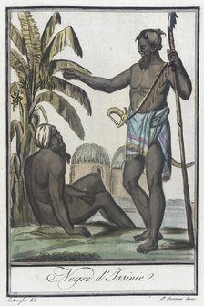Costumes de Différents Pays, 'Negre d'Issinie', c1797. Creators: Jacques Grasset de Saint-Sauveur, LF Labrousse.
