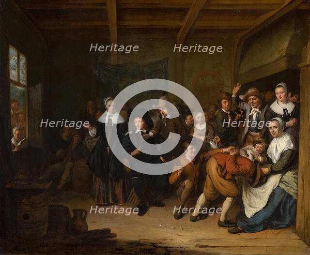 'La Main Chaude' ('Hot Cockles'). Creator: Cornelis de Man.