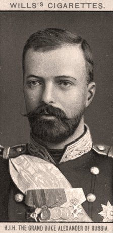 H.I.H The Grand Duke Alexander of Russia, 1908.Artist: WD & HO Wills