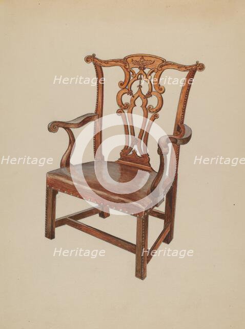 Armchair, 1936. Creator: Lorenz Rothkrantz.