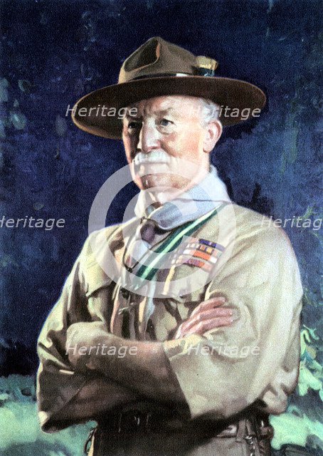Robert Stephenson Smyth Baden-Powell, lst Viscount Baden-Powell, English soldier. Creator: Unknown.