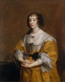 Queen Henrietta Maria, 1636. Creator: Anthony van Dyck.