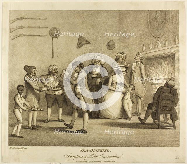 Tea Drinking, published September 1, 1794. Creator: Henry William Bunbury.