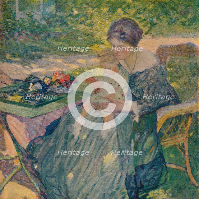 'In The Garden', c1911. Artist: Richard Emile Miller.