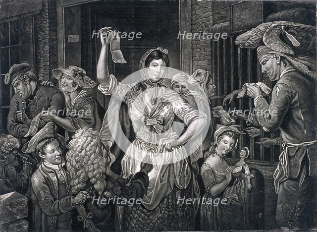 Campaign at Fleet Prison, London, c1770. Artist: Anon